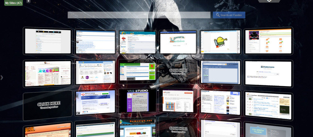 Tabinstellingen Google Chrome