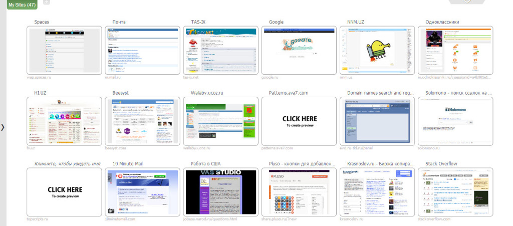 Tabinstellingen Google Chrome