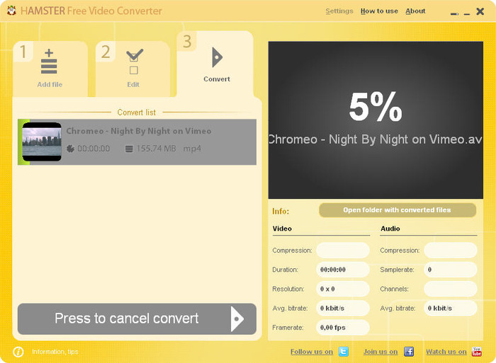 Hamster Free Video Converter