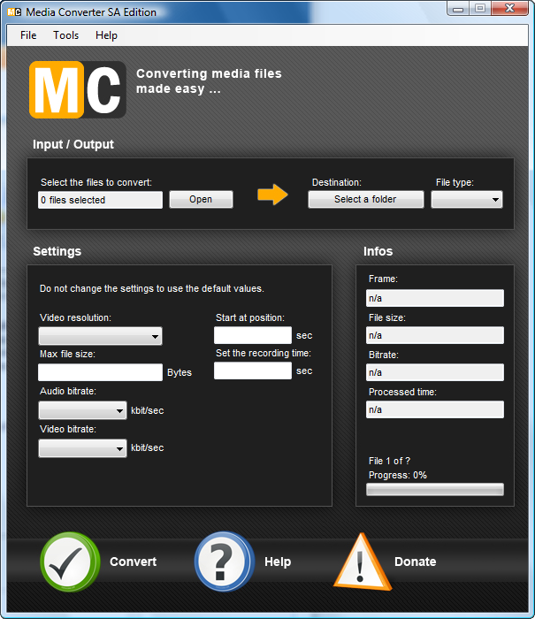 Media Converter SA Edition