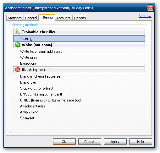 AntispamSniper Outlook
