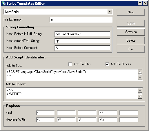 Easy HTML To Any Script Converter
