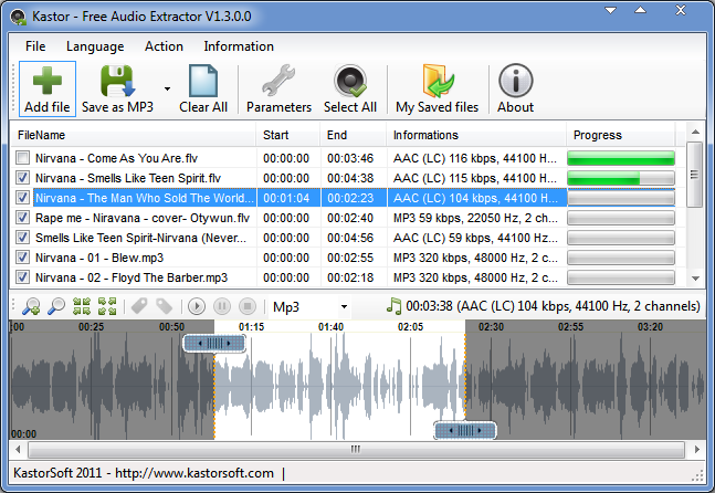 Kastor Free Audio Extractor