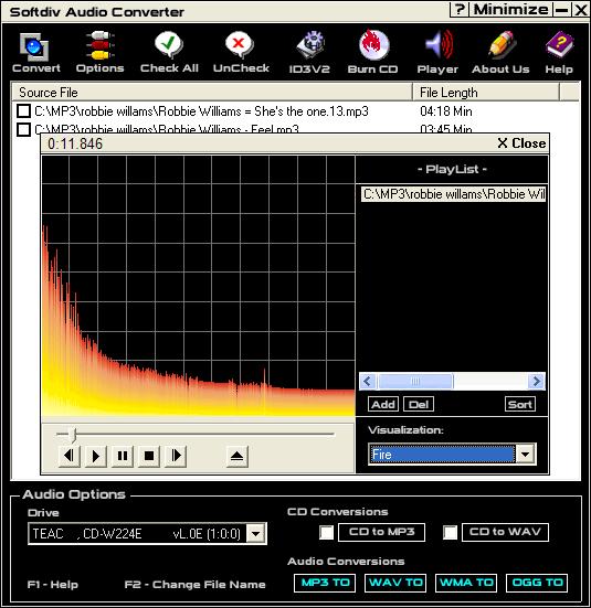 Softdiv Audio Converter