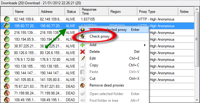 AiS AliveProxy Server