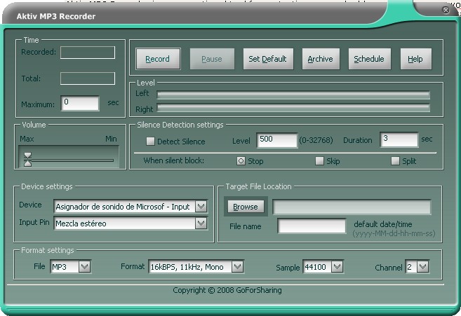 Aktiv MP3 Recorder