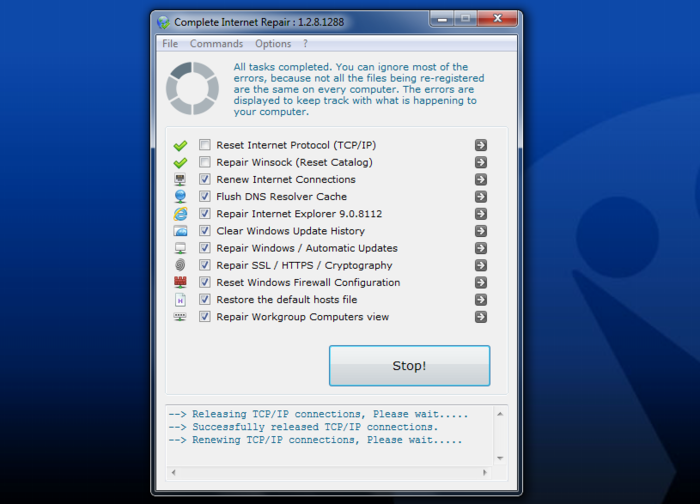 Complete Internet Repair
