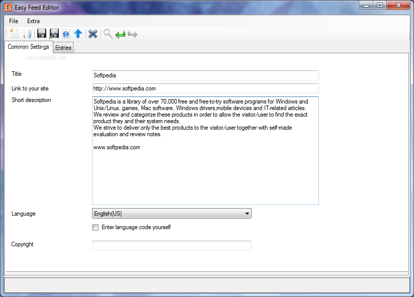 Feed Editor