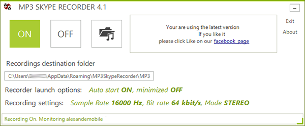 MP3 Skype Recorder