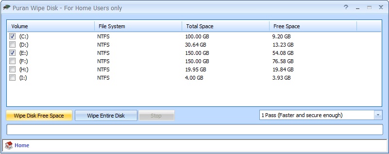 Puran Wipe Disk