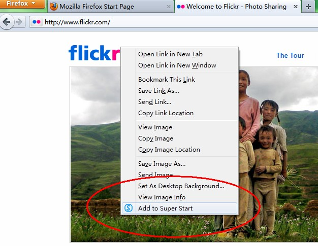 Super Start voor Mozilla Firefox