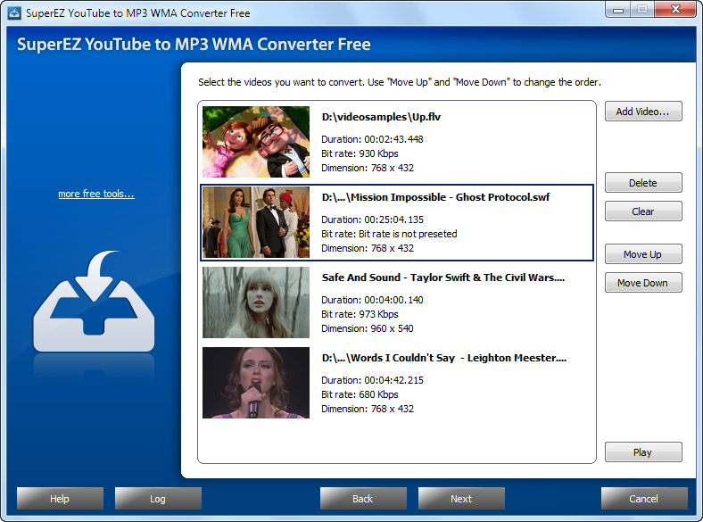 SuperEZ YouTube to MP3 WMA Converter Free
