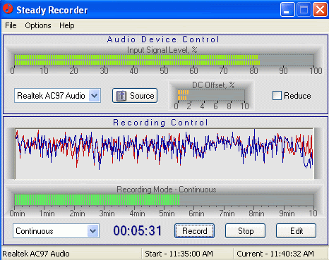Telephone VOX Recorder