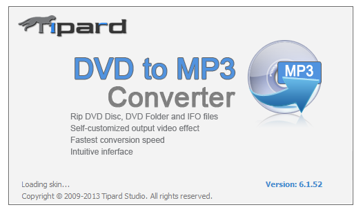 Tipard DVD to MP3 Converter