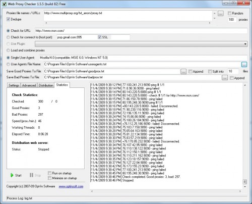 Web Proxy Checker