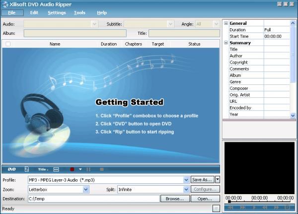 Xilisoft DVD Audio Ripper