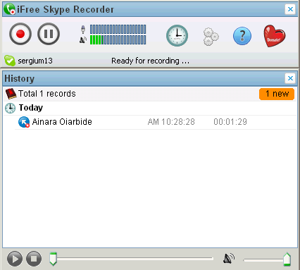 iFree Skype Recorder