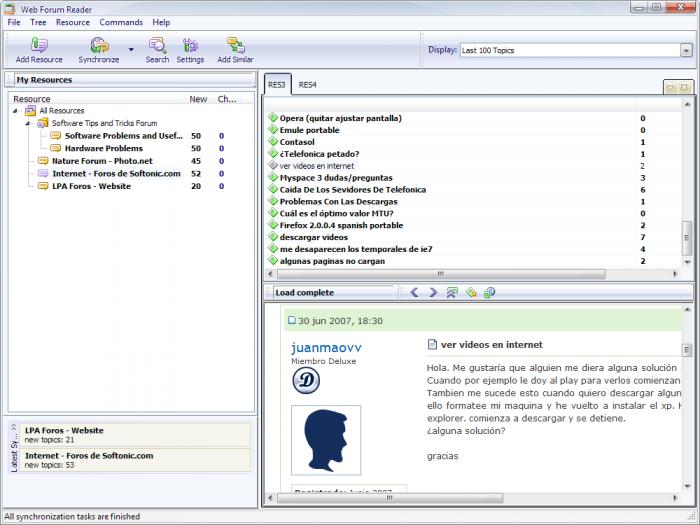 WebForumReader