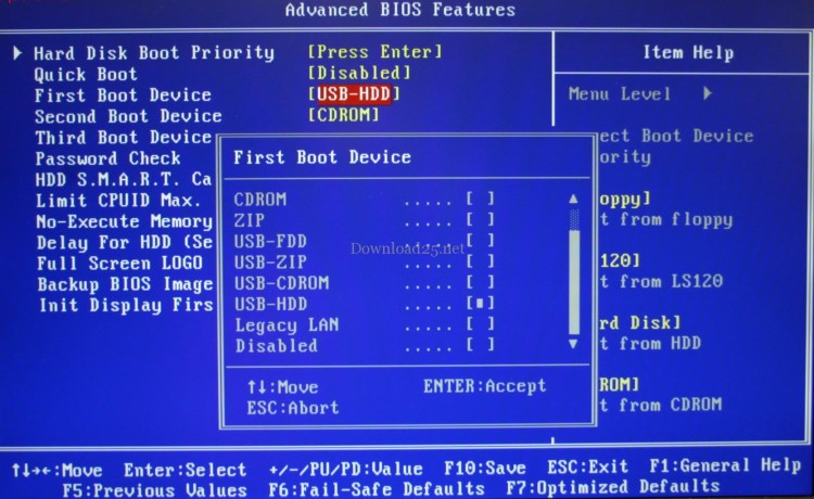 Установка Windows с флешки на ноутбук