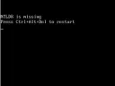Черный экран при загрузке Windows XP